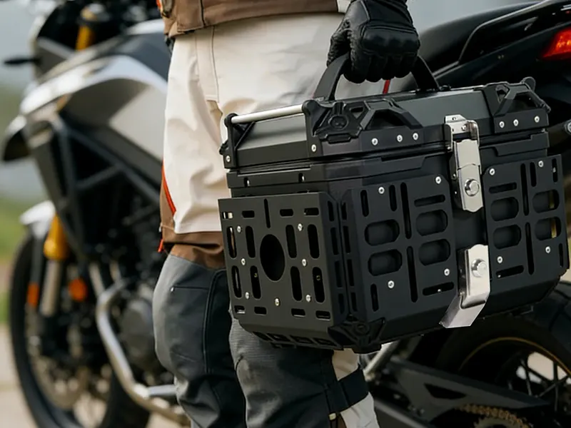Quel type de moto convient au coffre de moto extra-large ?