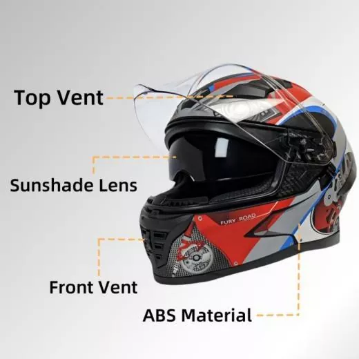Pourquoi les performances de sécurité du casque intégral de moto sont-elles meilleures que celles des autres types de casques ?
