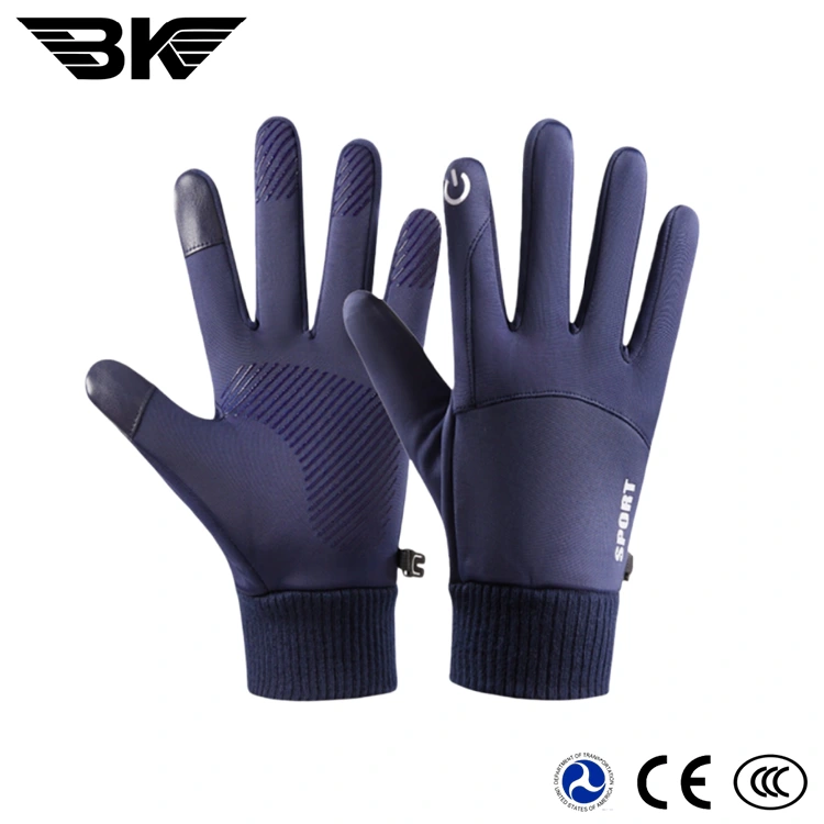 Gants de moto épais à doigts complets
