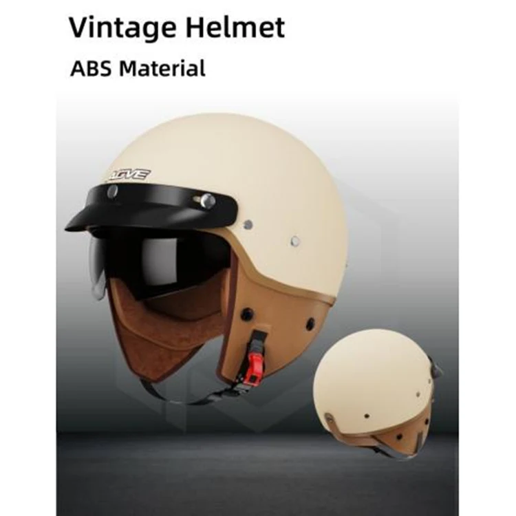 Demi-casques de moto vintage